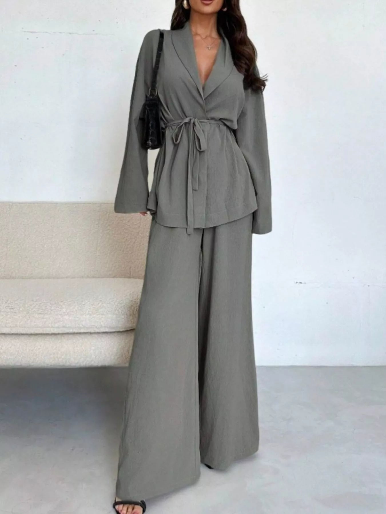 The Sutton Tie-Waist Set - Pant Set view 16