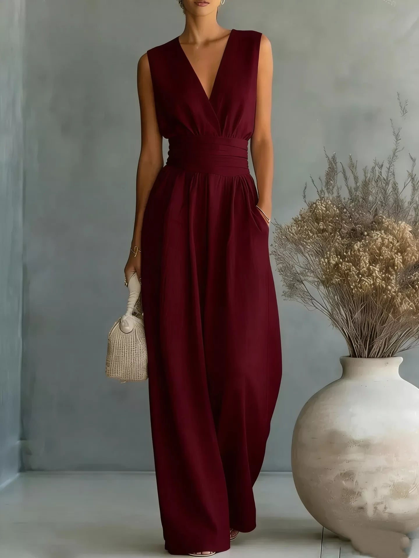 The Hampton Wide-Leg Jumpsuit - Jumpsuit view 6