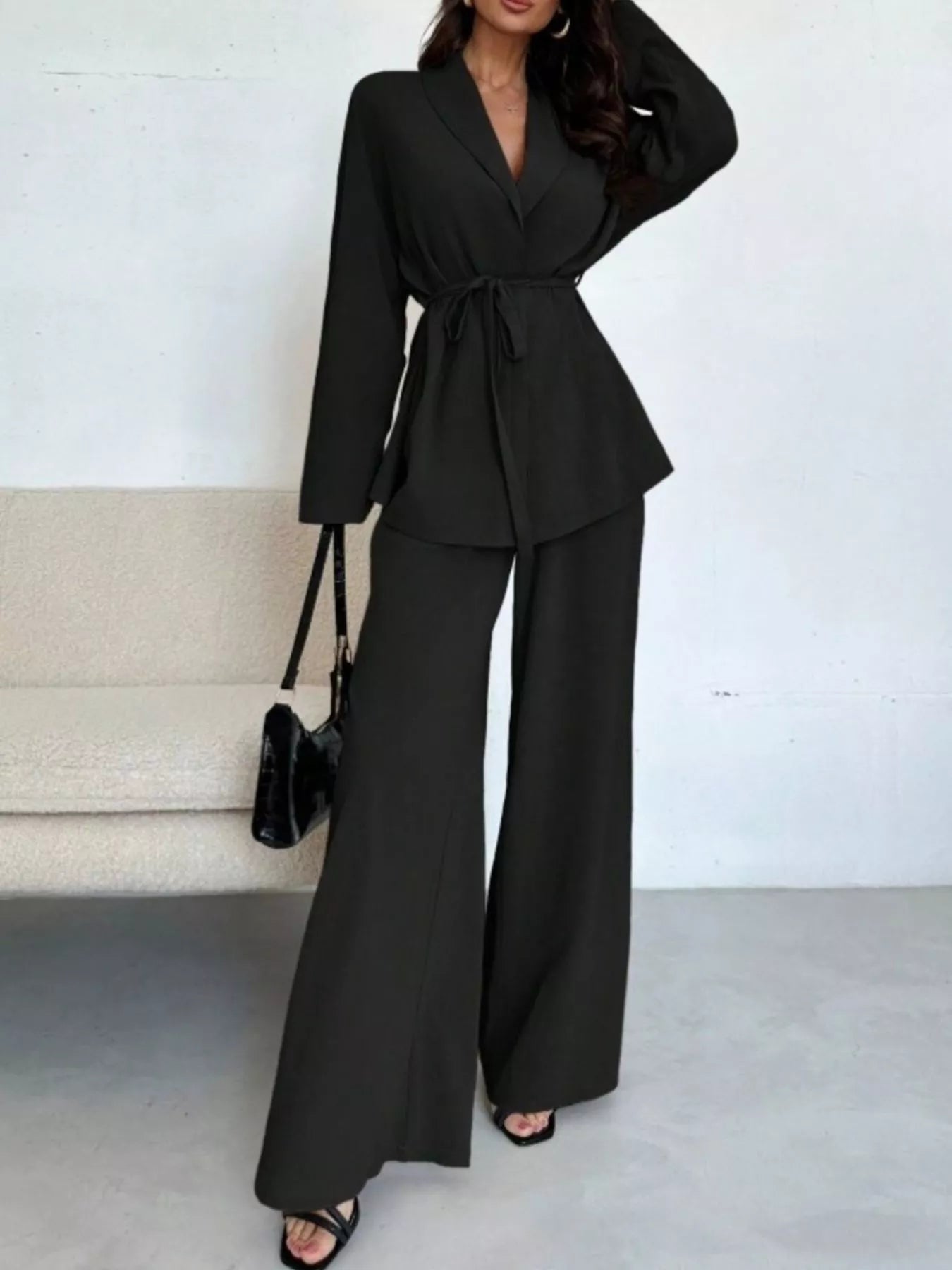 The Sutton Tie-Waist Set - Pant Set view 7