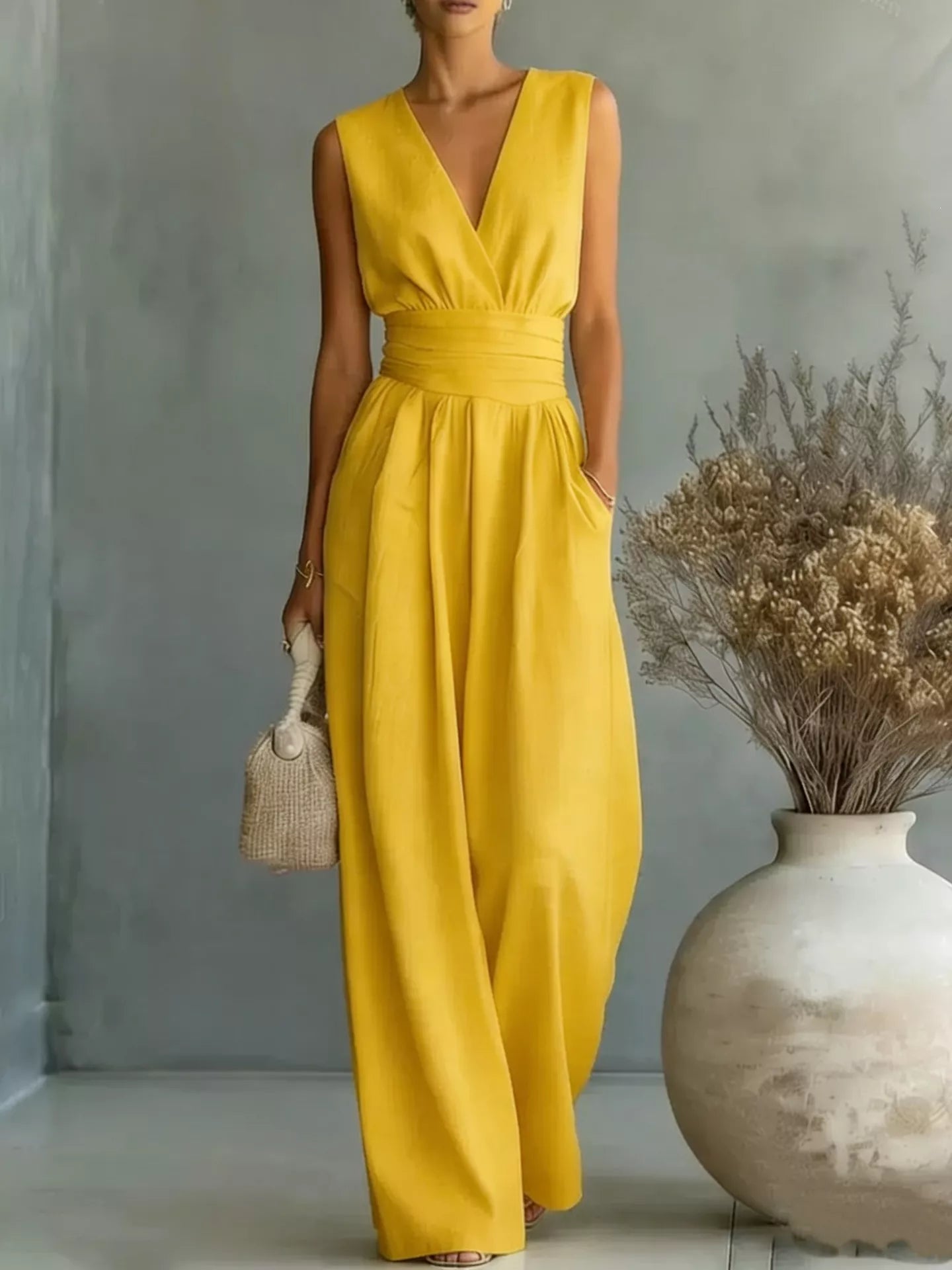 The Hampton Wide-Leg Jumpsuit - Jumpsuit view 8