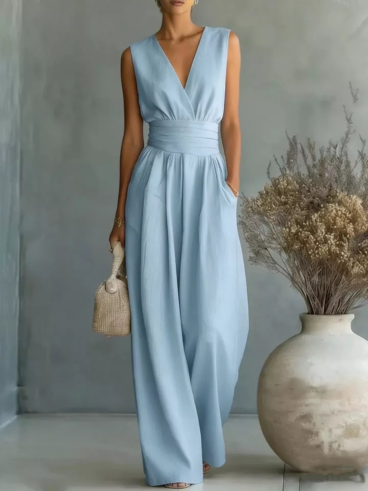 The Hampton Wide-Leg Jumpsuit - Jumpsuit view 2